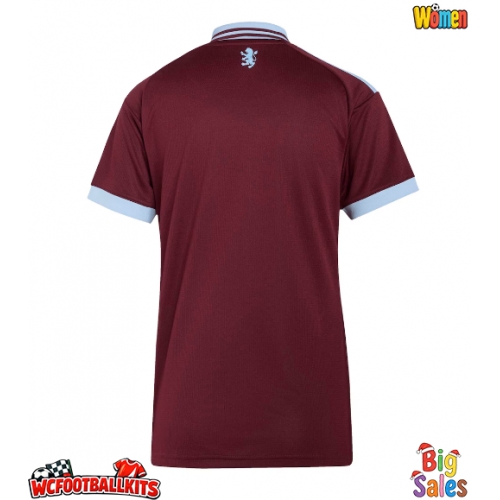 Aston Villa Replica Home Stadium Shirt for Women 2026-27 Short Sleeve